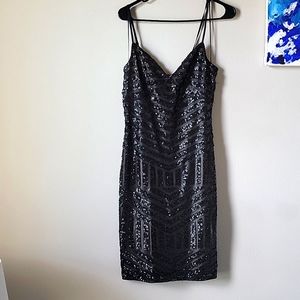 Sequin Midi Dress